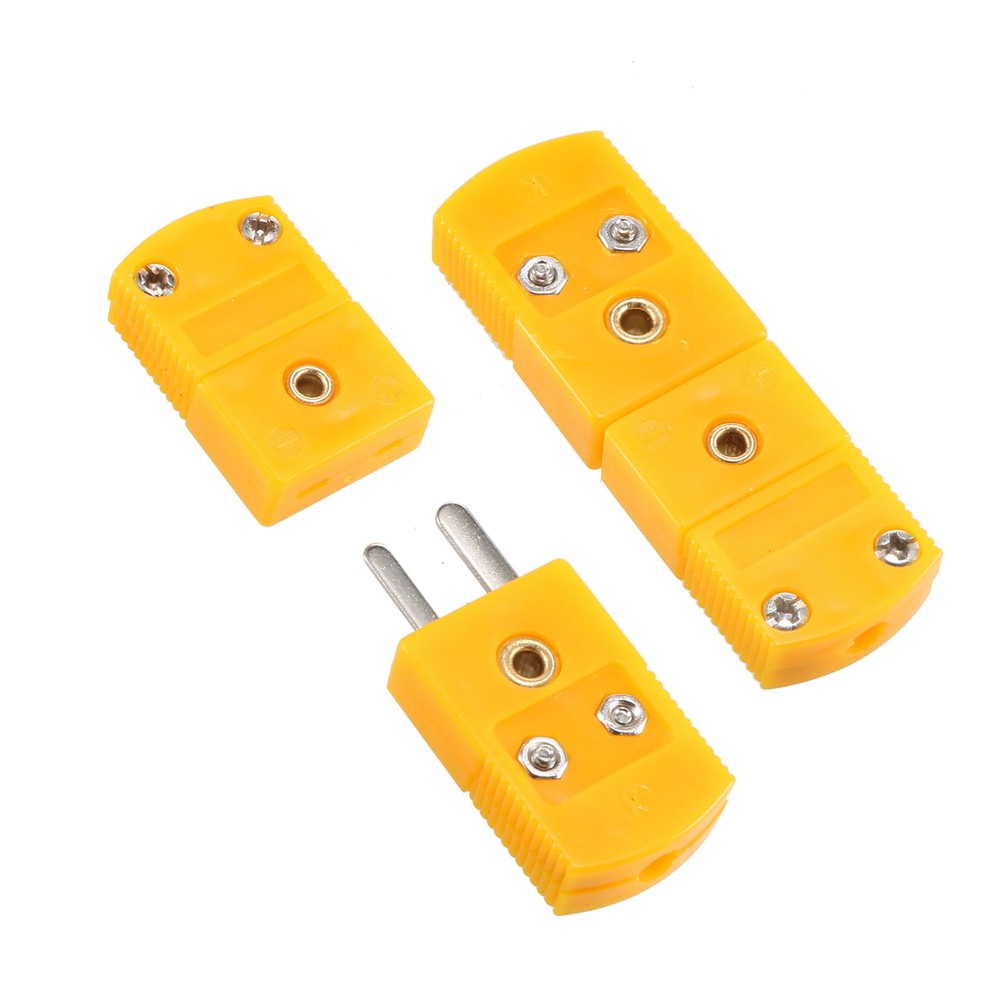 10 Set K Type Thermocouple M/F Temperature Testing Probe Connectors