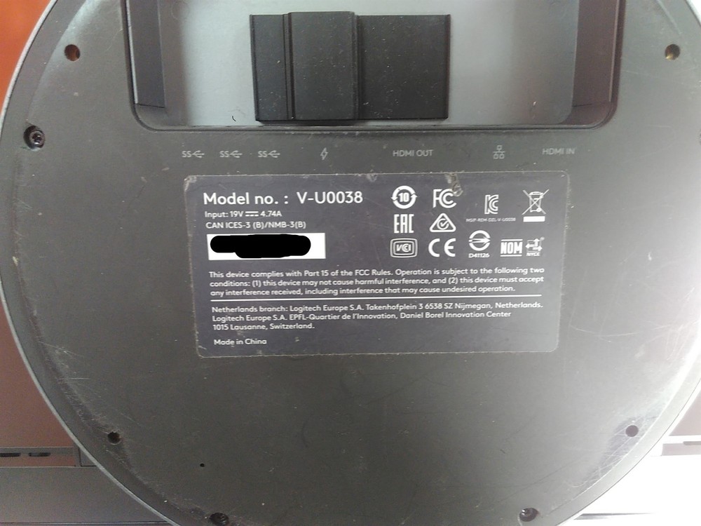 Logitech SmartDock V-U0038 Docking Stand for Surface Pro 4 No PSU