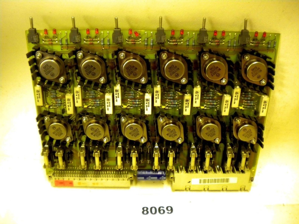 Netstal Relay Board MSC 110-240-6153 LED 6 Switch