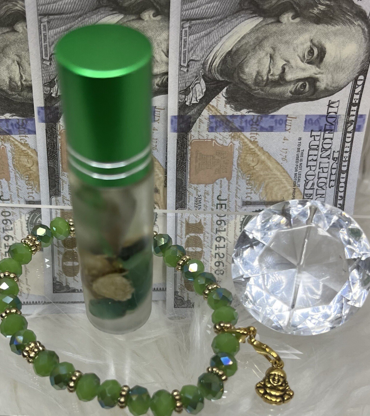 ✨”I’M RICH B*TCH”✨•Money Drawing•Conjure Spell Oil + TALISMAN•VOODOO•HOODOO