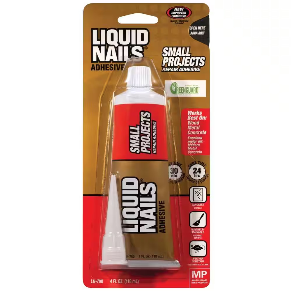 4 Oz. White Latex Glue for Small Projects and Repairs