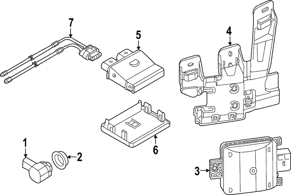 Genuine Audi Mount Bracket 89E-907-462-B
