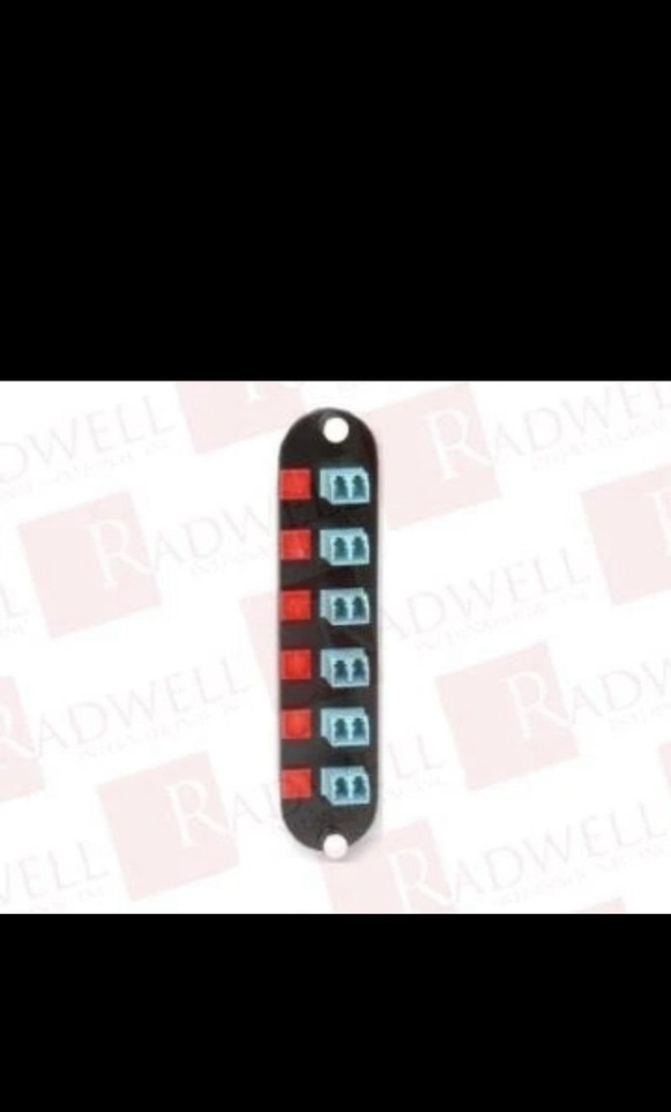 Corning Cable CCH-CP12-E4 Corning CCH Panel LC Duplex 12 F Multimode - Black