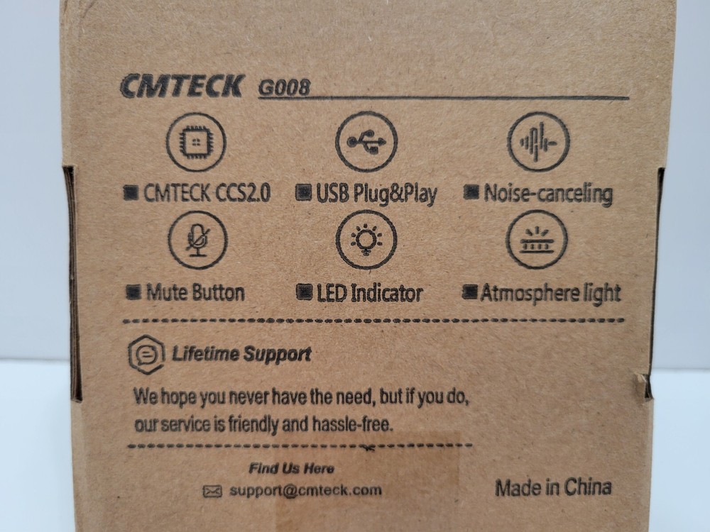 USB Condenser Microphone CMTECK CCS2.0 Tech Black