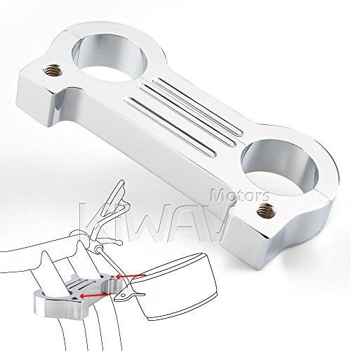 Speedometer Gauge Riser Mount Adapter Billet Aluminum Polished Chrome