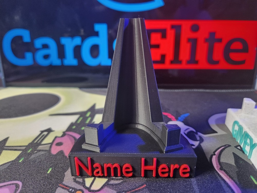 Customizable 3D Printed Trading Card Display Stand
