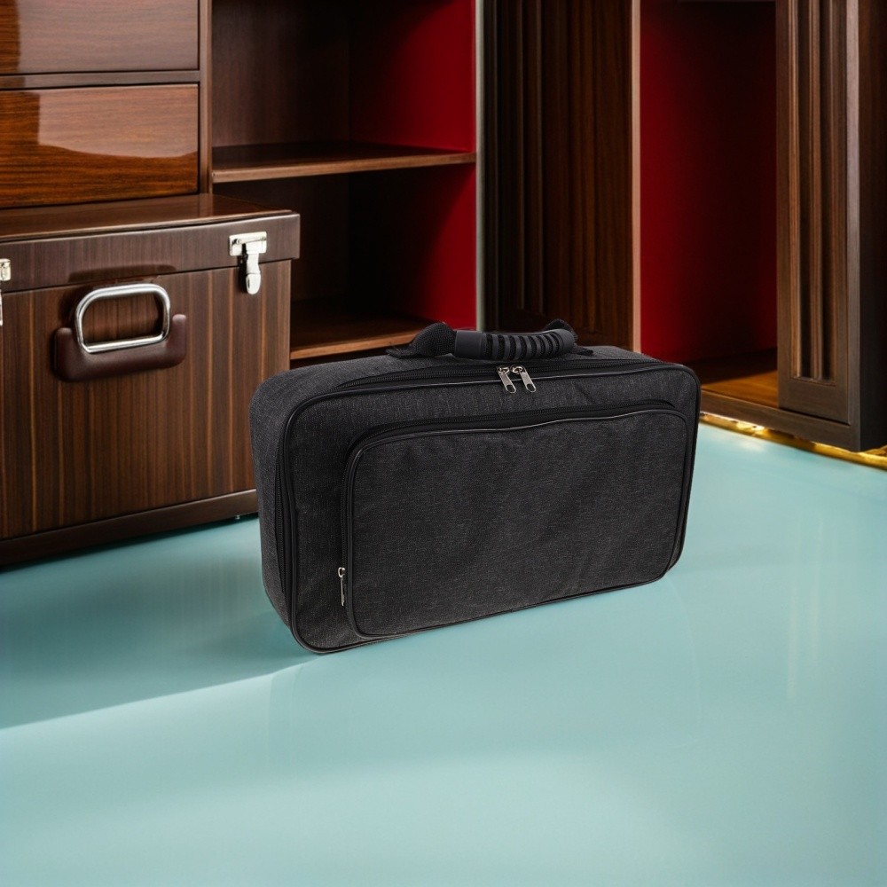 Electric Guitar Effect Pack Paddle Storage Bag Accessories Pedal Case