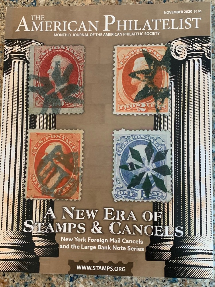 American Philatelist Magazine  2020,  November