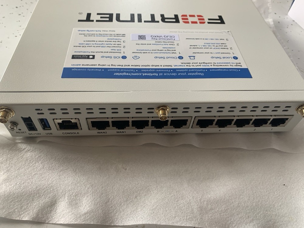 FortiGate 60F No Cables