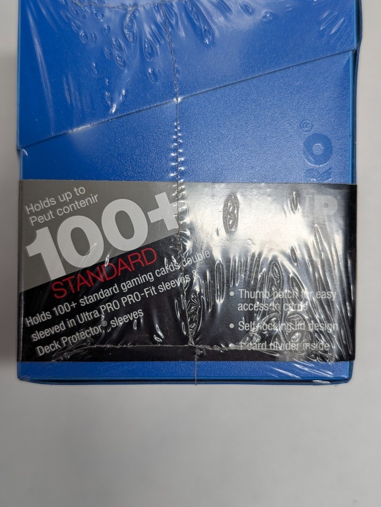 Ultra Pro Eclipse PRO 100+ Deck Box WHITE Locking Lid w/ 1 Card Divider