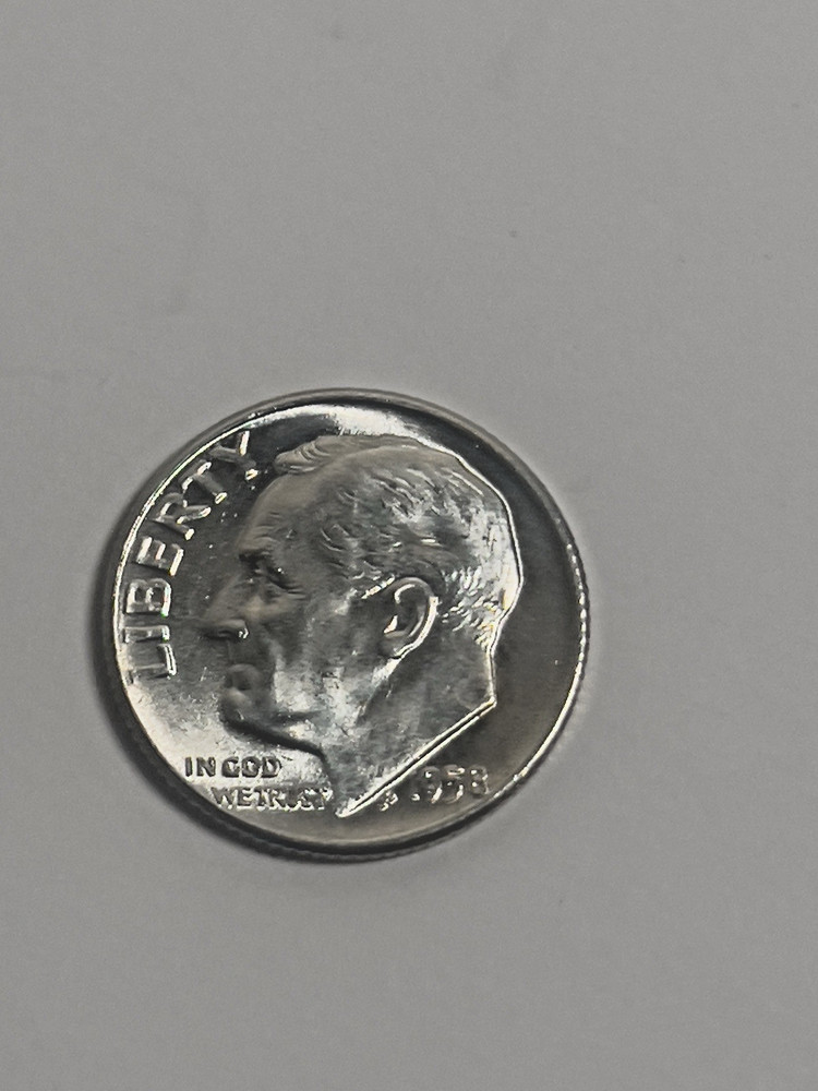 1958-D 10C Roosevelt Dime Brilliant Uncirculated