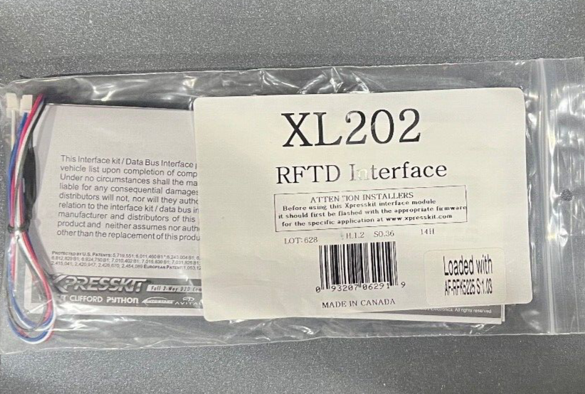Directed Xpresskit XL202 RFTD Interface for DBALL DB2 DB3 RF DATA