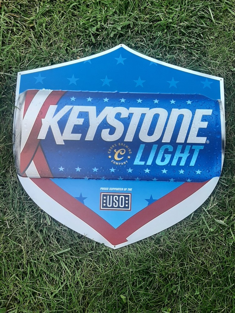 keystone light USO sign....free shipping