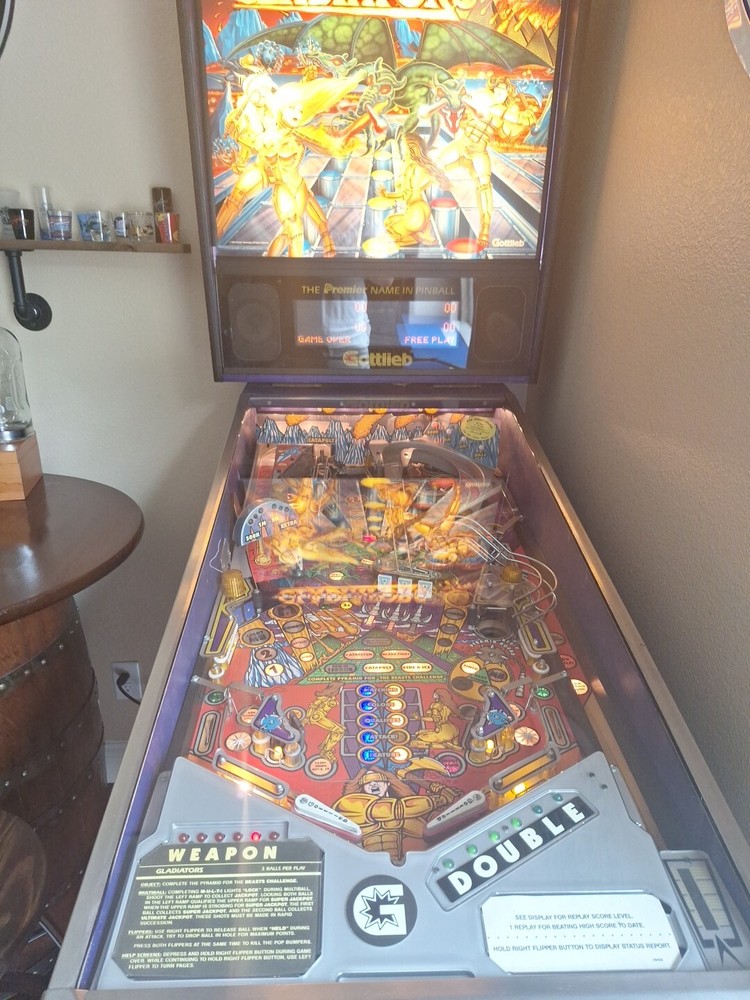 Gottlieb Gladiators Pinball Machine
