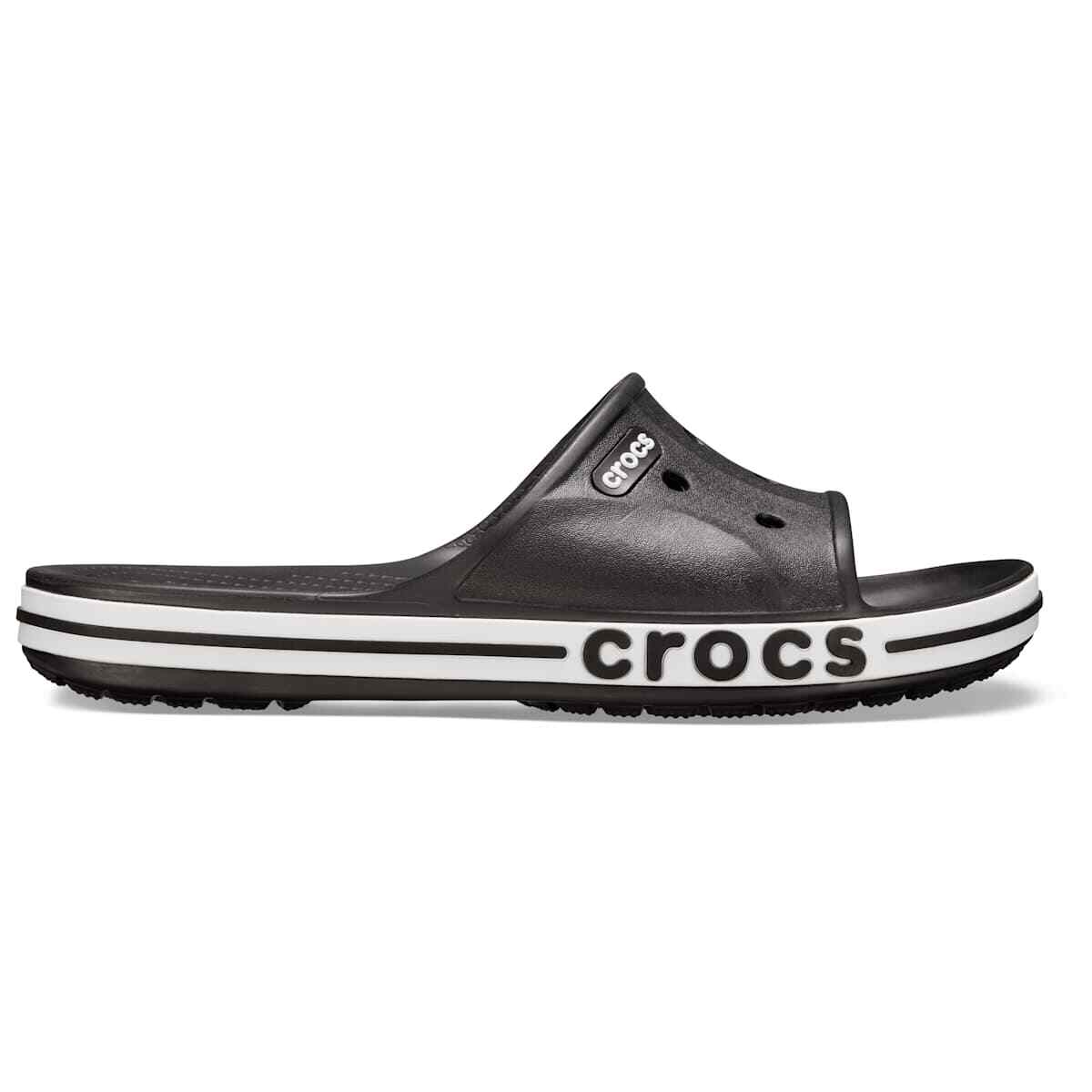 Crocs Adult Bayaband Slides Comfortable Sandals for Men and Women