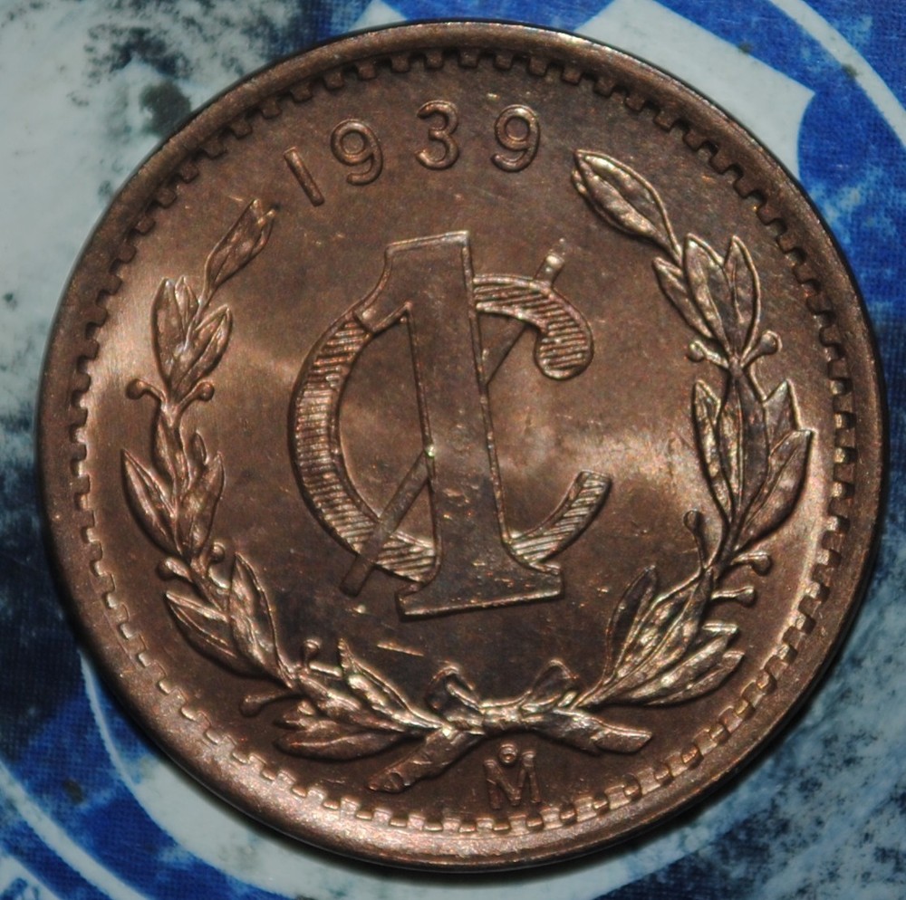 BU Mexico 1 Centavo 1939 {{{D053