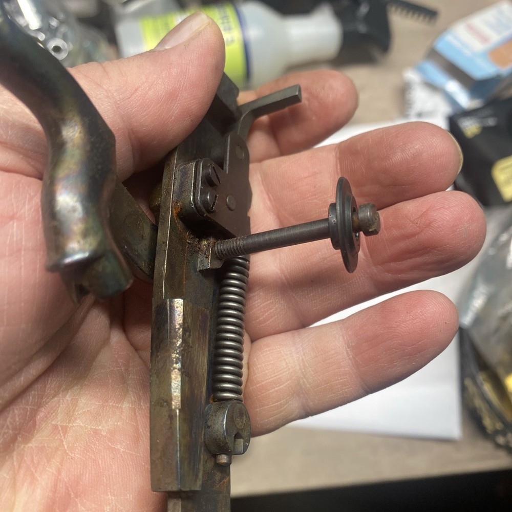 Thompson Center Lock Assembly With Brass Bushing and Screw. Nice