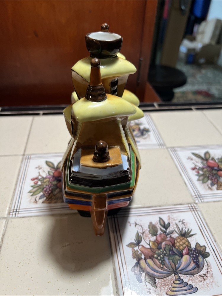 Vintage Lamp For Base Ship Ceramic