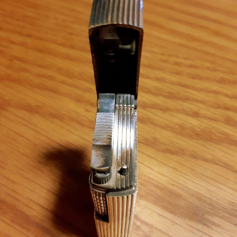 Working Dunhill Rollagas lighter 70 silver without box