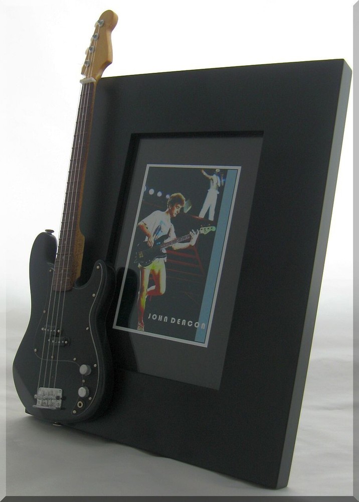 JOHN DEACON Miniature Guitar Frame QUEEN