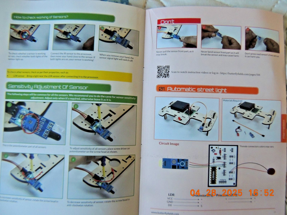 Butterfly Edufields Stem Electronics Robotics 10 Projects