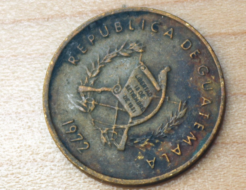 1972 Guatemala 1 Centavo