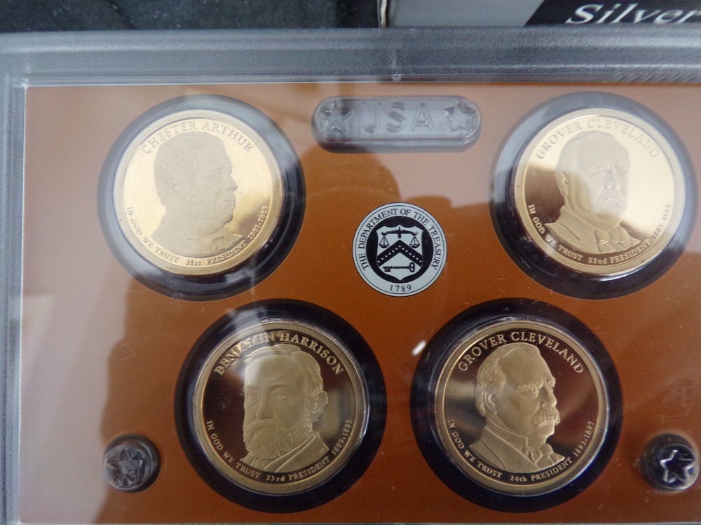 2012 s Silver Proof Set. Penny has nice Red Tint,