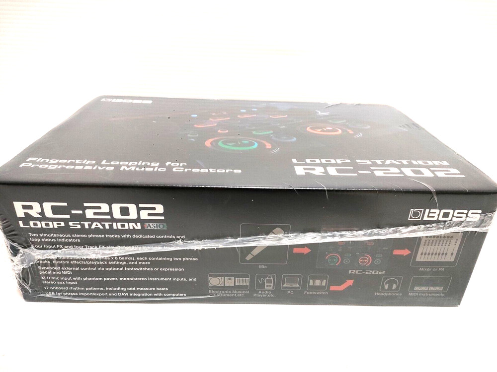 Boss RC-202 Multi Effects DJ Loop Station Looper Work w/AC Adapter From JAPAN