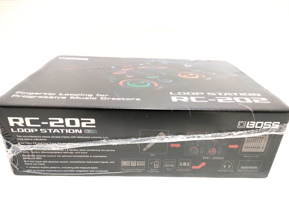 Boss RC-202 Multi Effects DJ Loop Station Looper Work w/AC Adapter From JAPAN