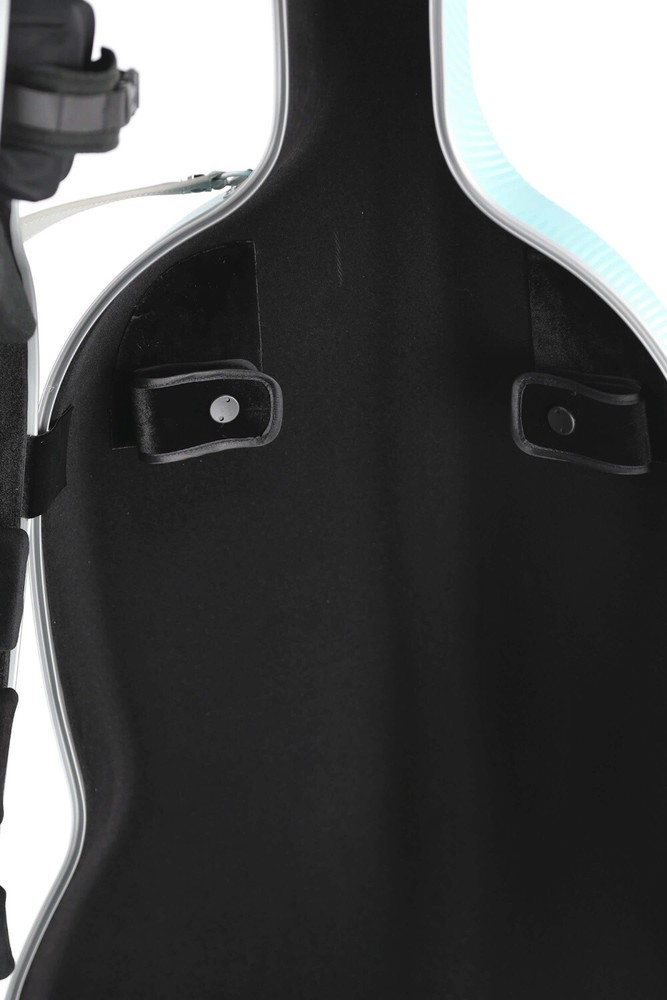 GEWApure cello case polycarbonate, model FUN, green-grey