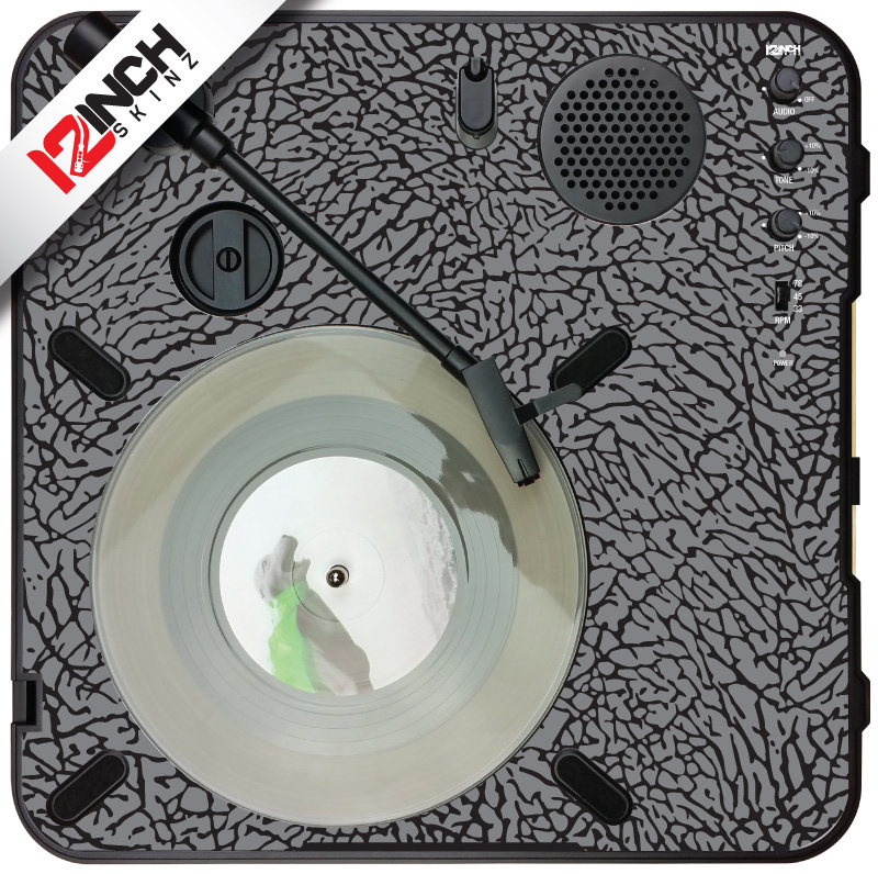 Numark PT-01 Turntable Skin - DUNK GREY