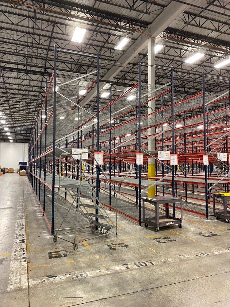 Mecalux Wide-Span Shelving 48"Dx8'Tx8'W Sections