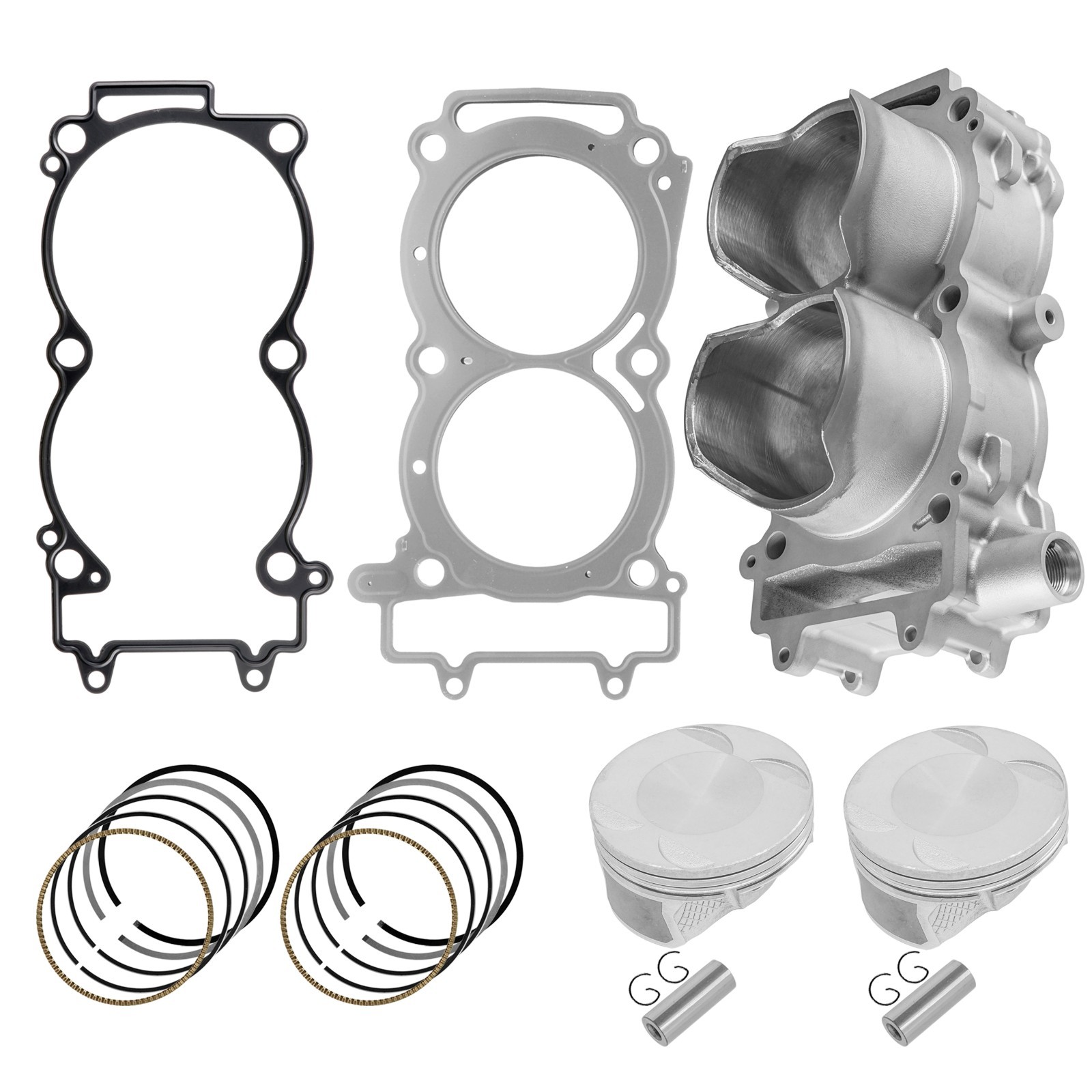 Caltric Cylinder & Piston Ring Kit w/Gaskets For Polaris RZR S 1000 EPS 2016