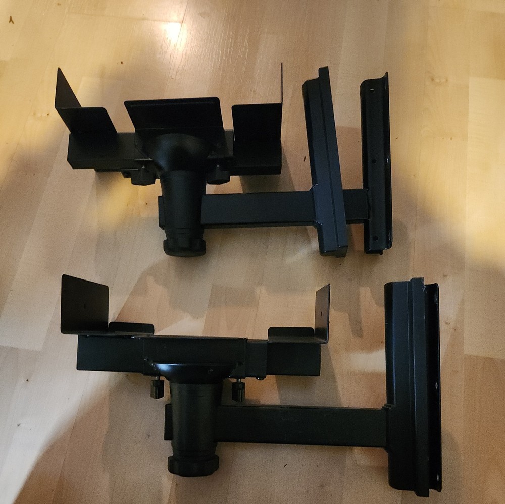 Speakers Wall Mount Adjustable Swivel, Brackets Pair