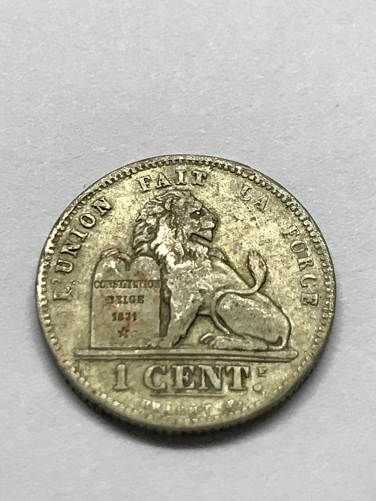 1902 Belgium 1 Centime Fine+ #11795