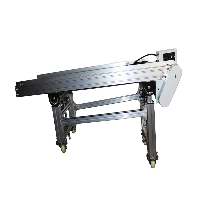 TECHTONGDA 59"Length15.7"Width PVC Incline Conveyor Belt System PackagingMachine