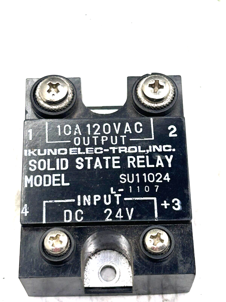 IKUND ELEC-TROL,ING. SOLID STATE RELAY MODEL SU 11024 Pre-owned