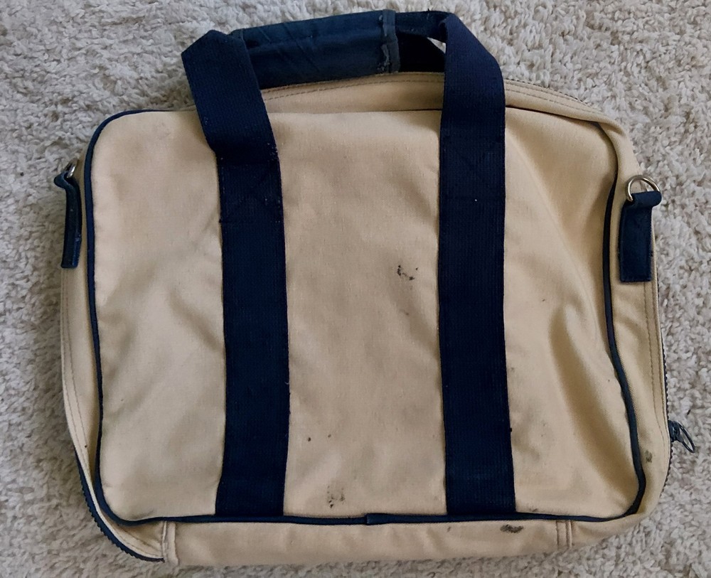 Apple Computer Inc. Original Apple Instructor Soft Sided Zippered Briefcase RARE