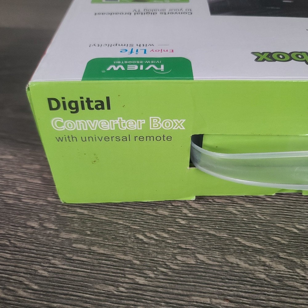 iView Digital Converter Box 3500STBII Missing Universal Remote Not Tested