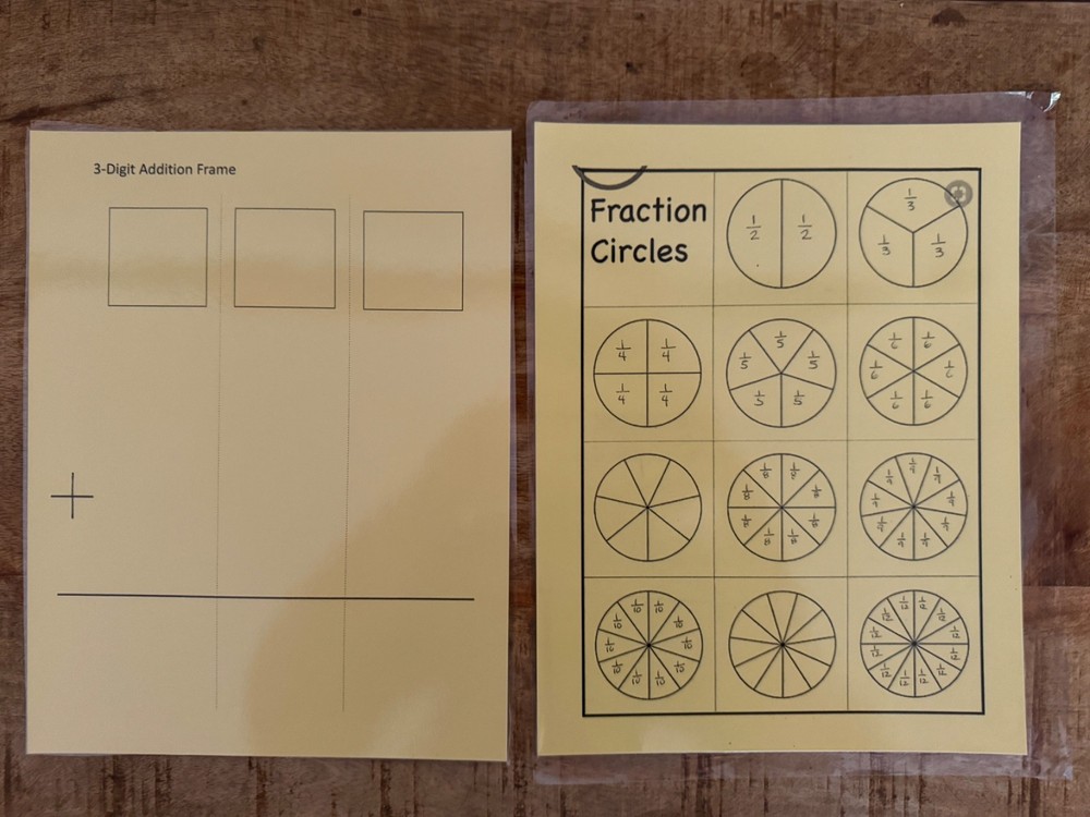 Hand2Mind Third Grade Math Manipulatives Tool Set