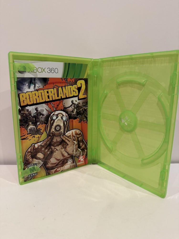 Borderlands 2 (Microsoft Xbox 360, 2012) - Case + Manual - No Game