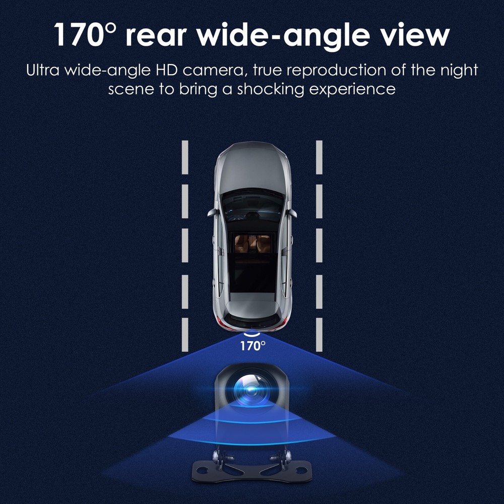 Universal Car Rear View Backup Camera HD Night Vision Waterproof Reverse Camera