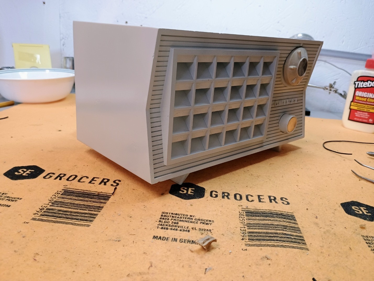 Vintage Admiral Radio model 5R3 Working W/Bluetooth