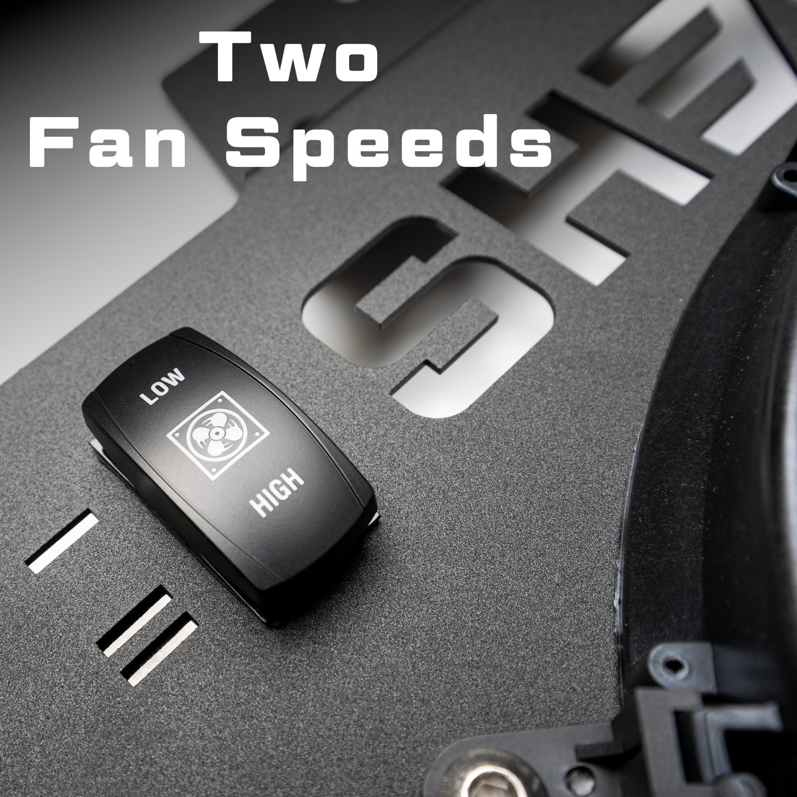 Zero-Turn Mower Canopy with Cooling Fan and LED Lights, Orange