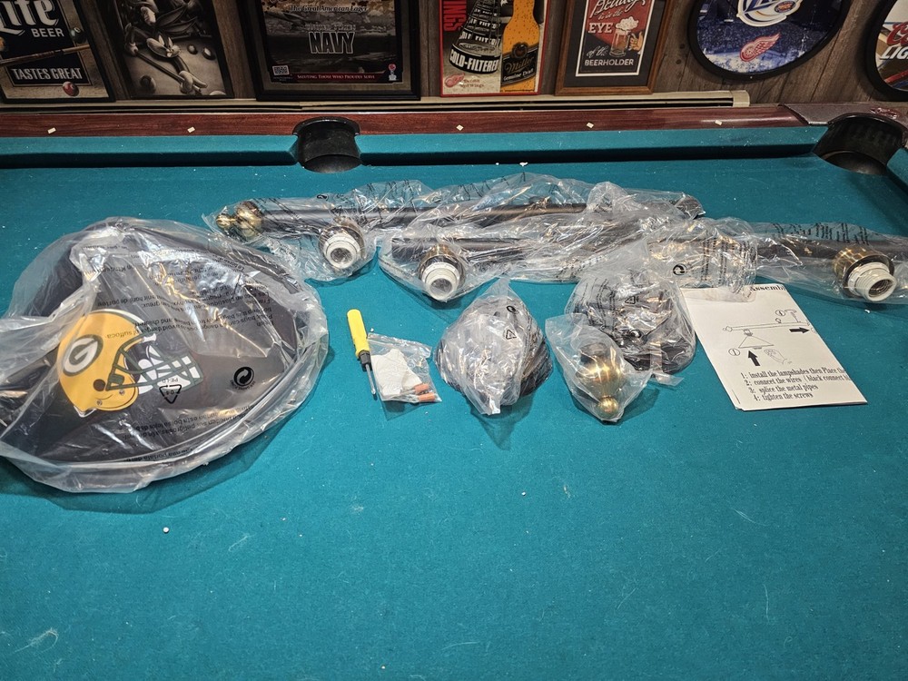 Green bay packer billiards light