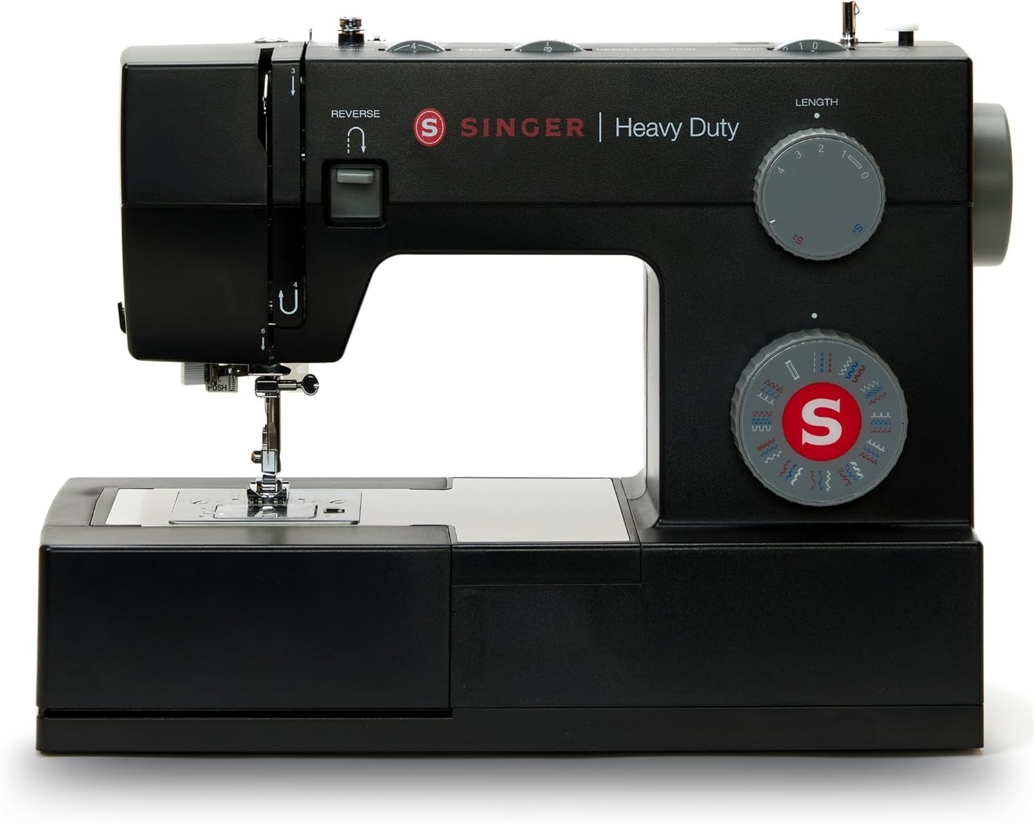 SINGER Heavy Duty 4432 High Speed Black Sewing Machine with Accessory Kit | Stro
