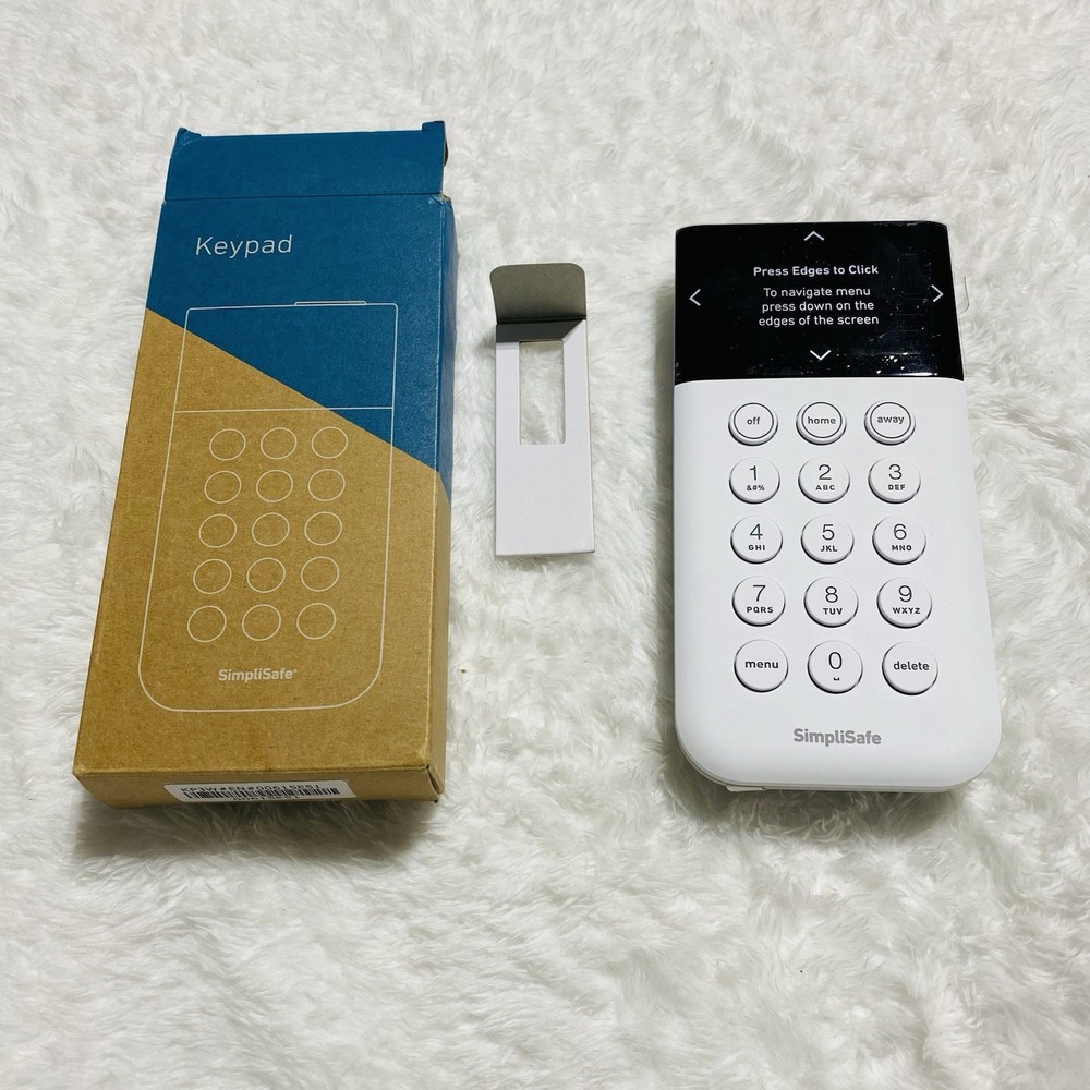 SimpliSafe SSKP3 Security Keypad Remote White Wireless