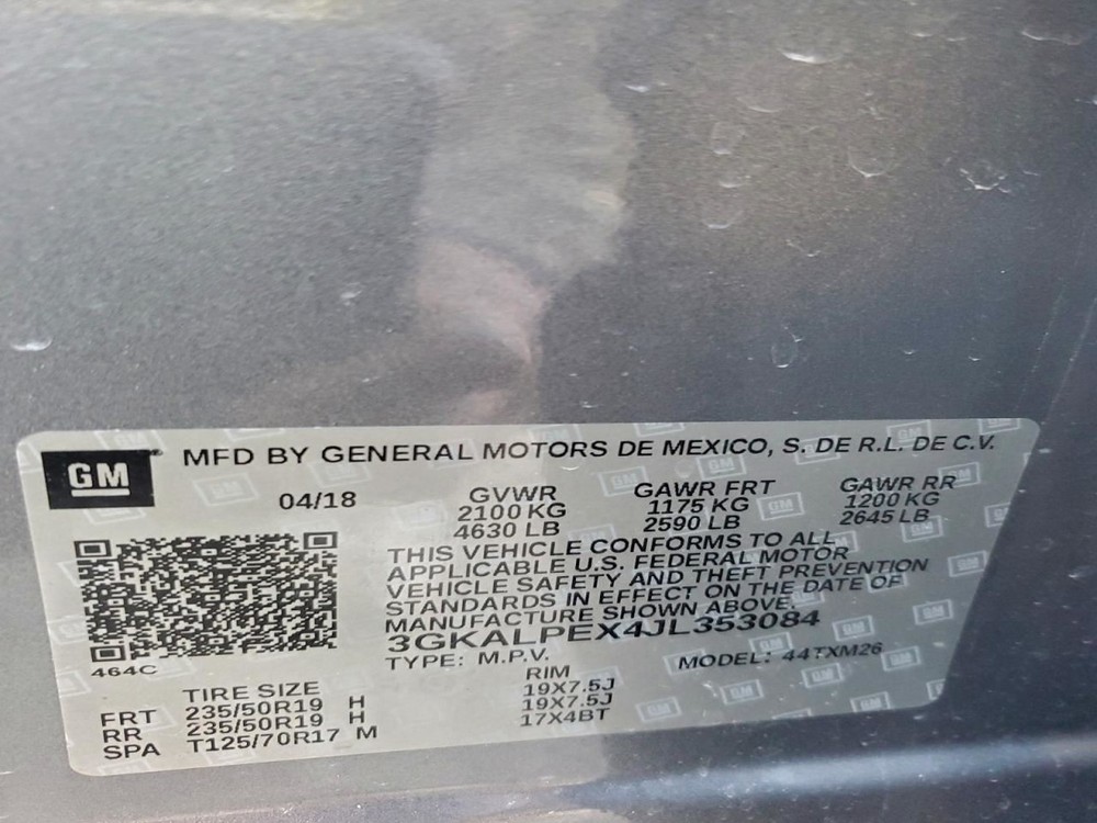 TERRAIN 2018 Air Shutter 743756