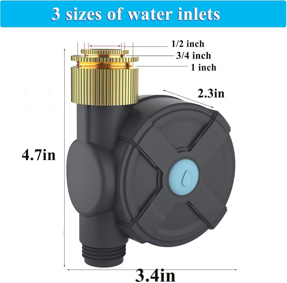 Bluetooth APP controlled Sprinkler Timer Smart Water Timer Garden Hose Watering