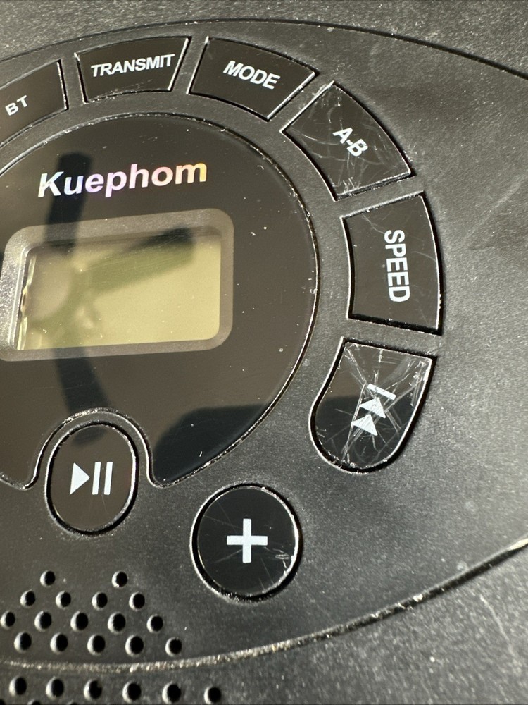 Rechargeable Bluetooth Portable CD Player KUEPHOM PM-10 Walkman CD Discman USB